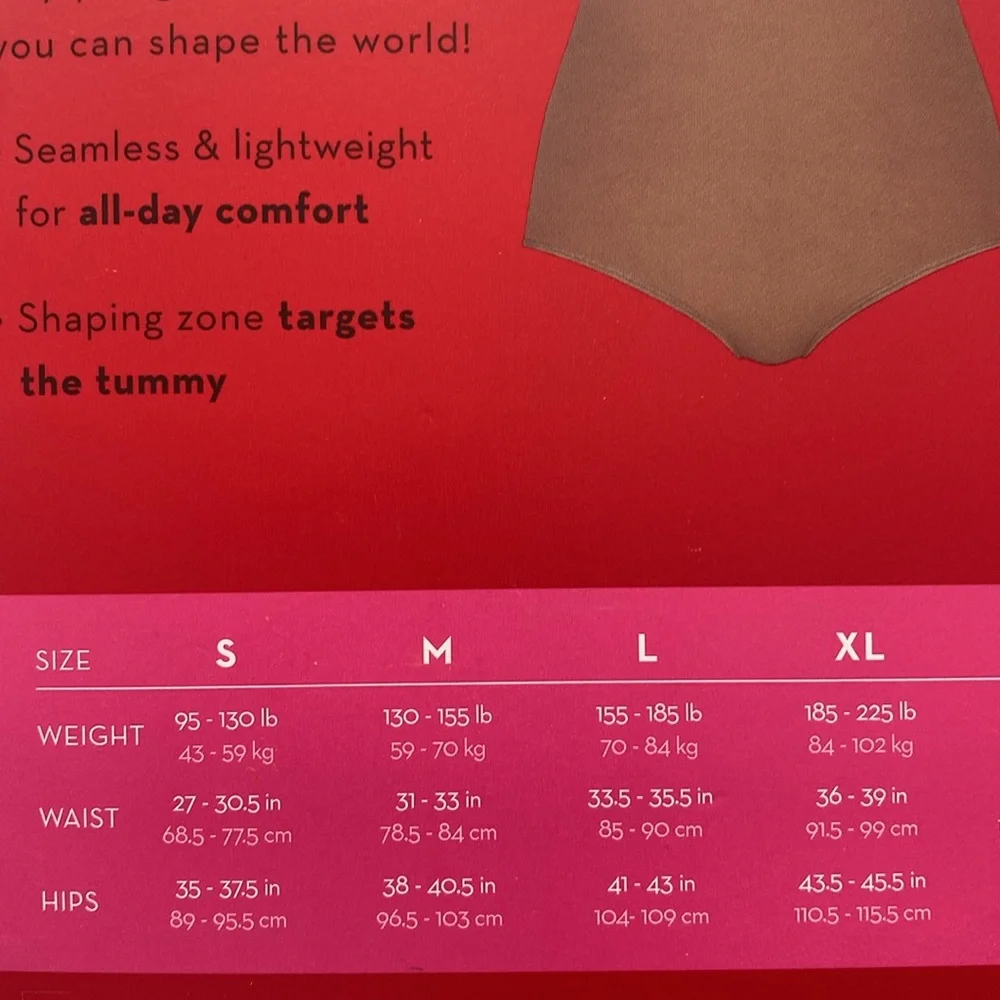 SPANX Higher Power Panties Tan Size XL